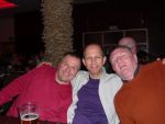 Malc Kirshaw, Chris James and John. Scot